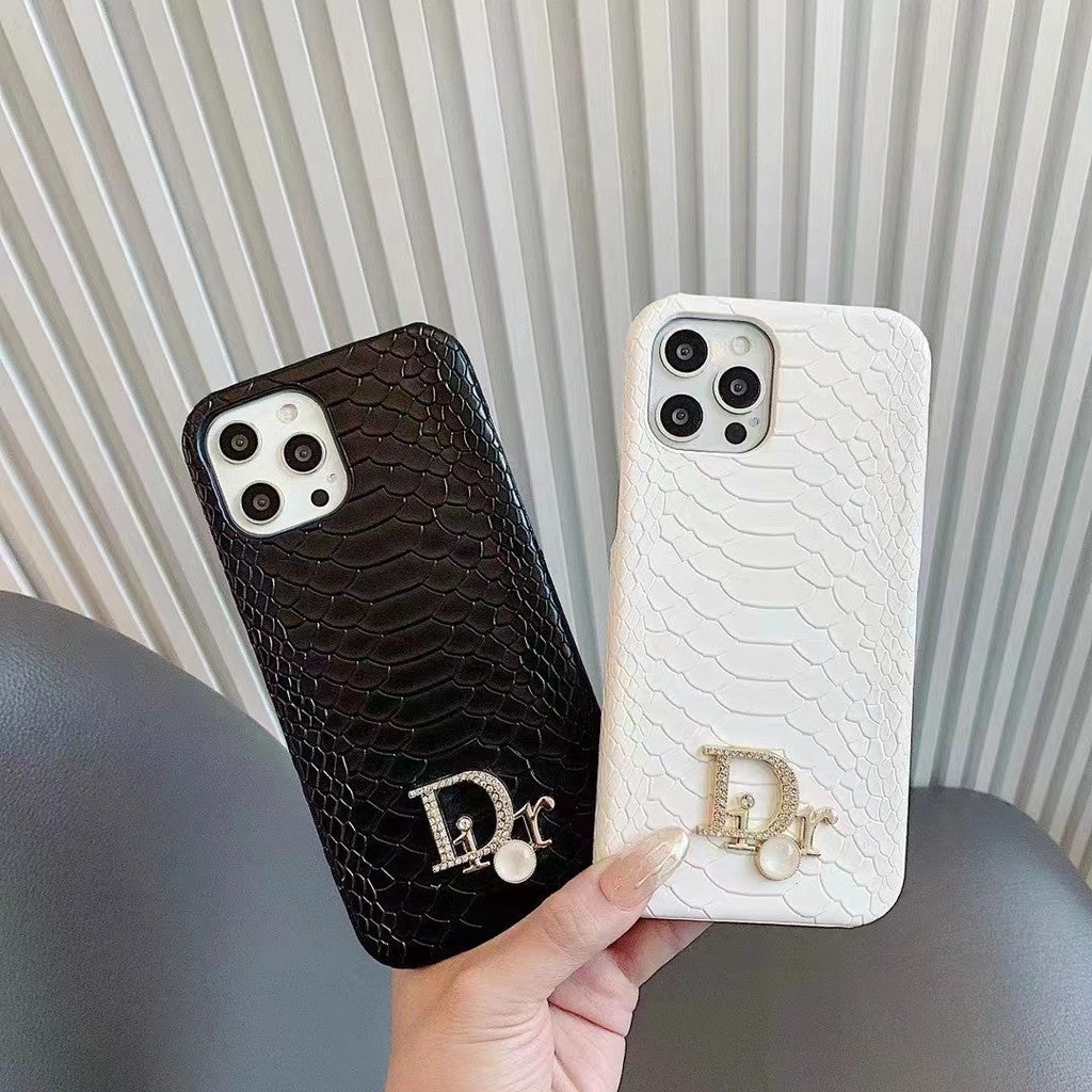 High-Quality iPhone Case with Elegant Serpent Detailing