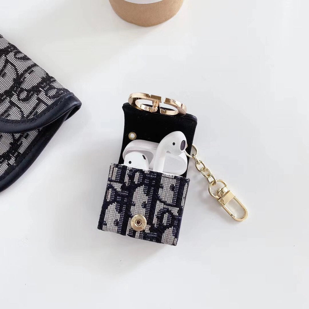Luxury DIOR AirPods Cover - Elegant Protection