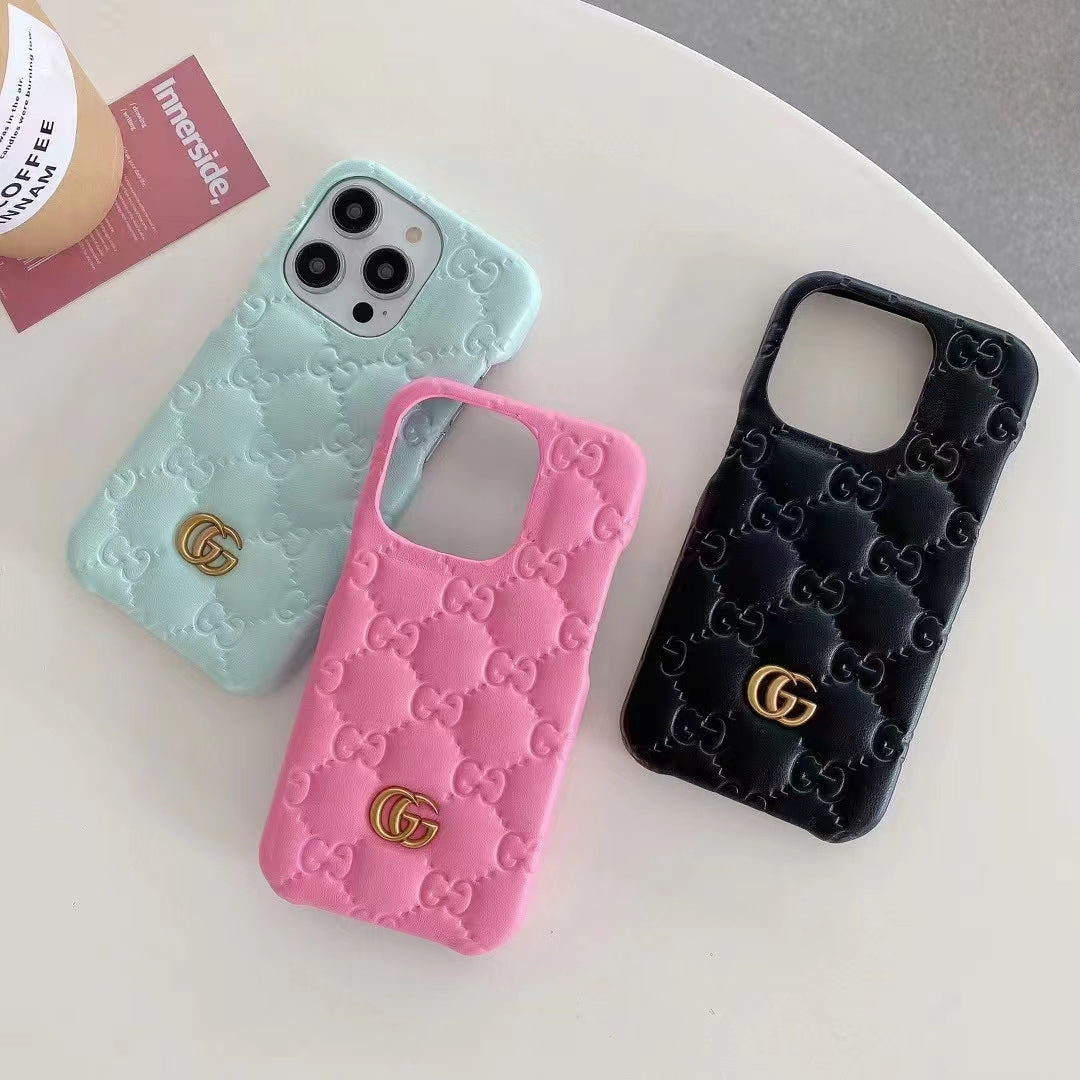 Premium Designer iPhone Case - Gucci Puffer Style