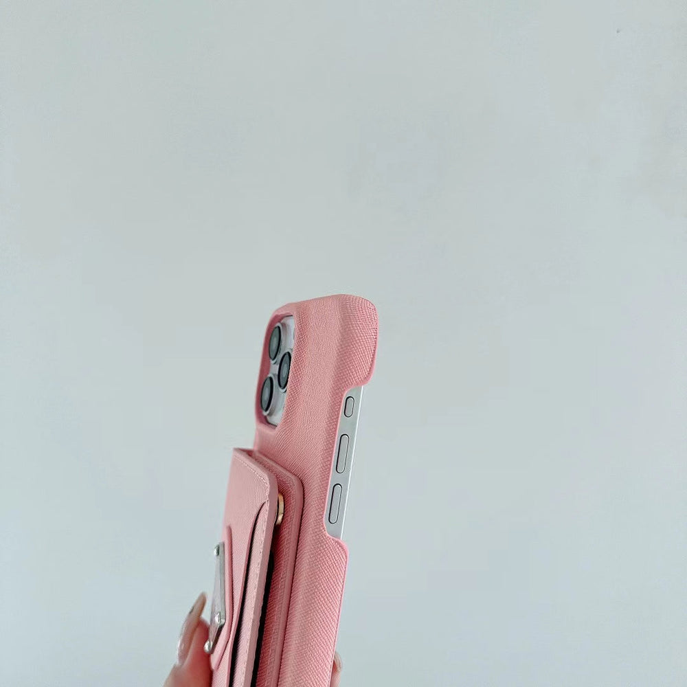 Luxury Inspired iPhone Case with Card Holder