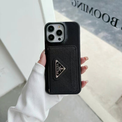 Luxury PR-Inspired iPhone Case with Card Holder