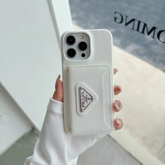 Luxury Inspired iPhone Case with Card Holder