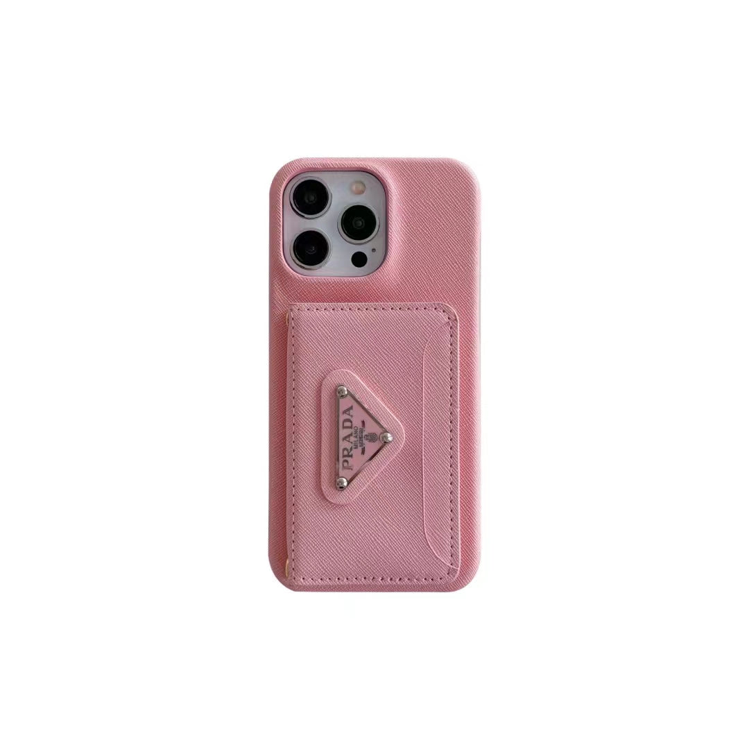 Luxury Inspired iPhone Case with Card Holder