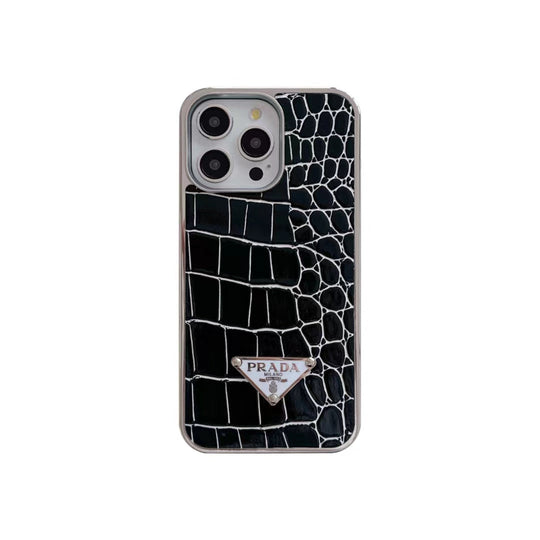 Luxury Inspired Croc Texture iPhone Case