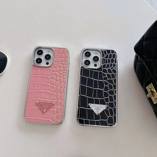 Luxury Inspired Croc Texture iPhone Case