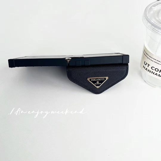 Luxury Designer-Inspired Z Flip Phone Case with Card Holder