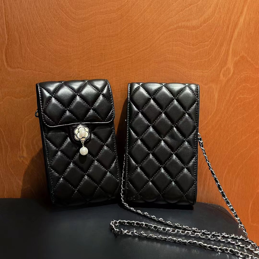 Chanel Phone Bag with Adjustable Elegant Strap – Side View