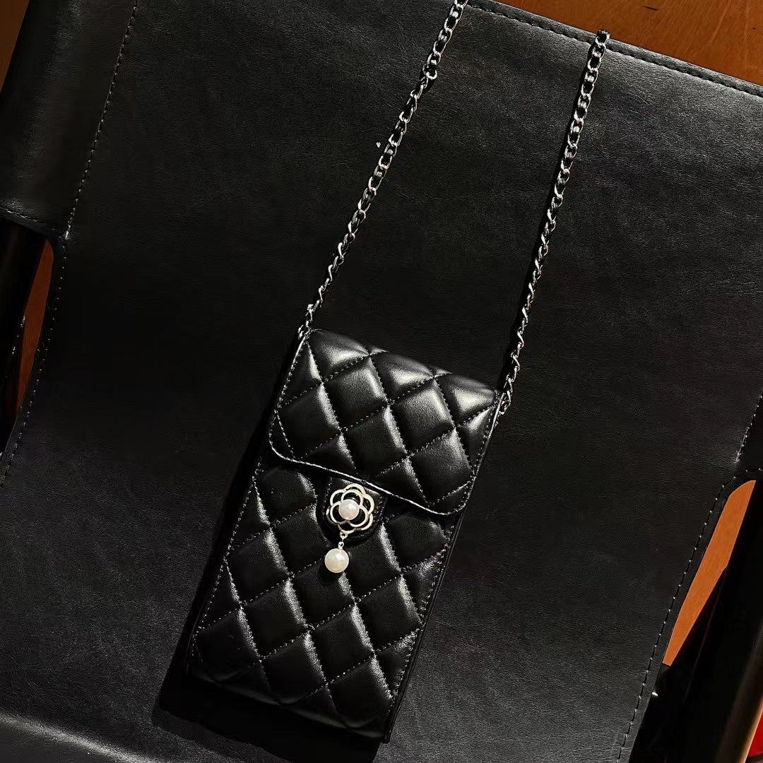 Elegant Strap Detail of Chanel Luxury Phone Bag