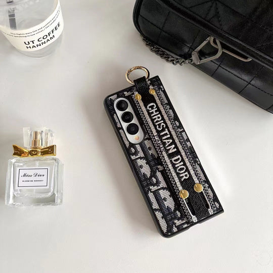 Inspired Design Luxury Z Flip Case with Strap