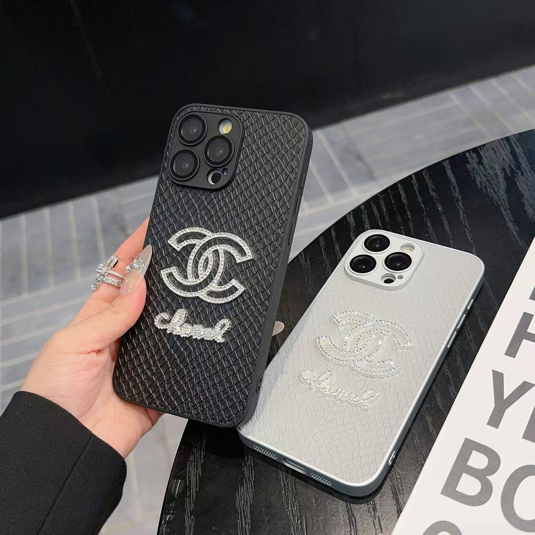 Elegant CC Lady iPhone Case with Camera Protector