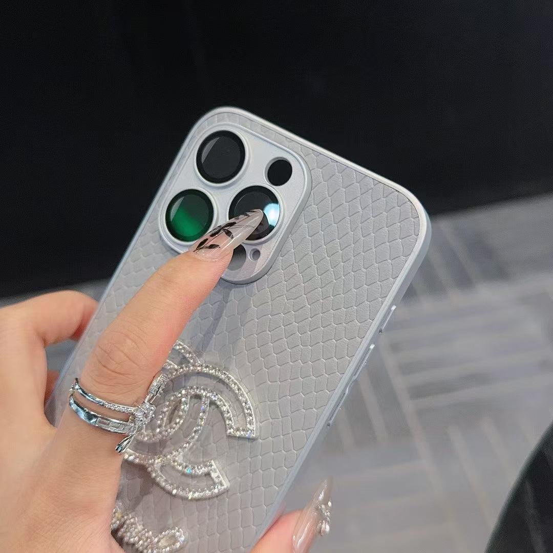 Elegant CC Lady iPhone Case with Camera Protector