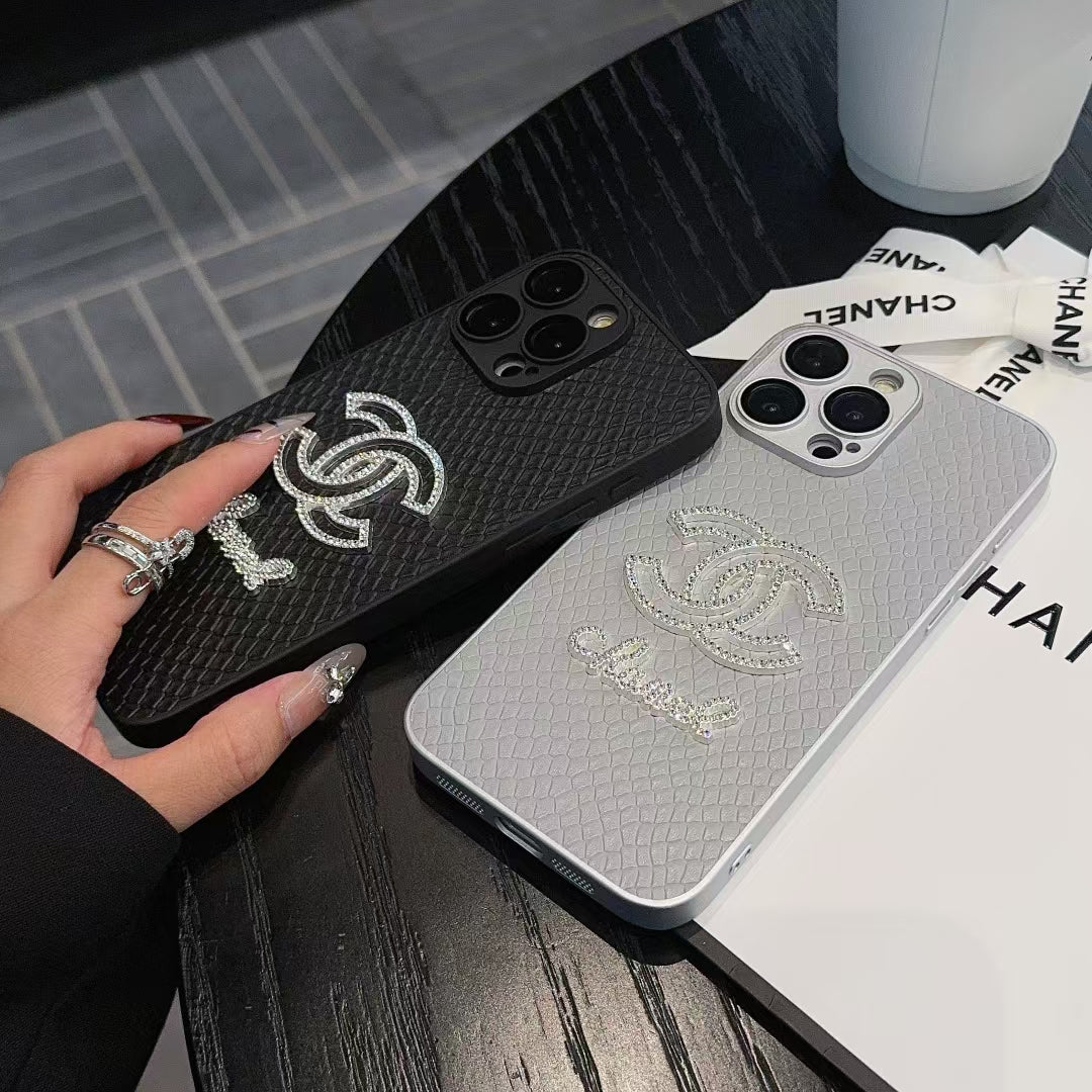 Elegant CC Lady iPhone Case with Camera Protector