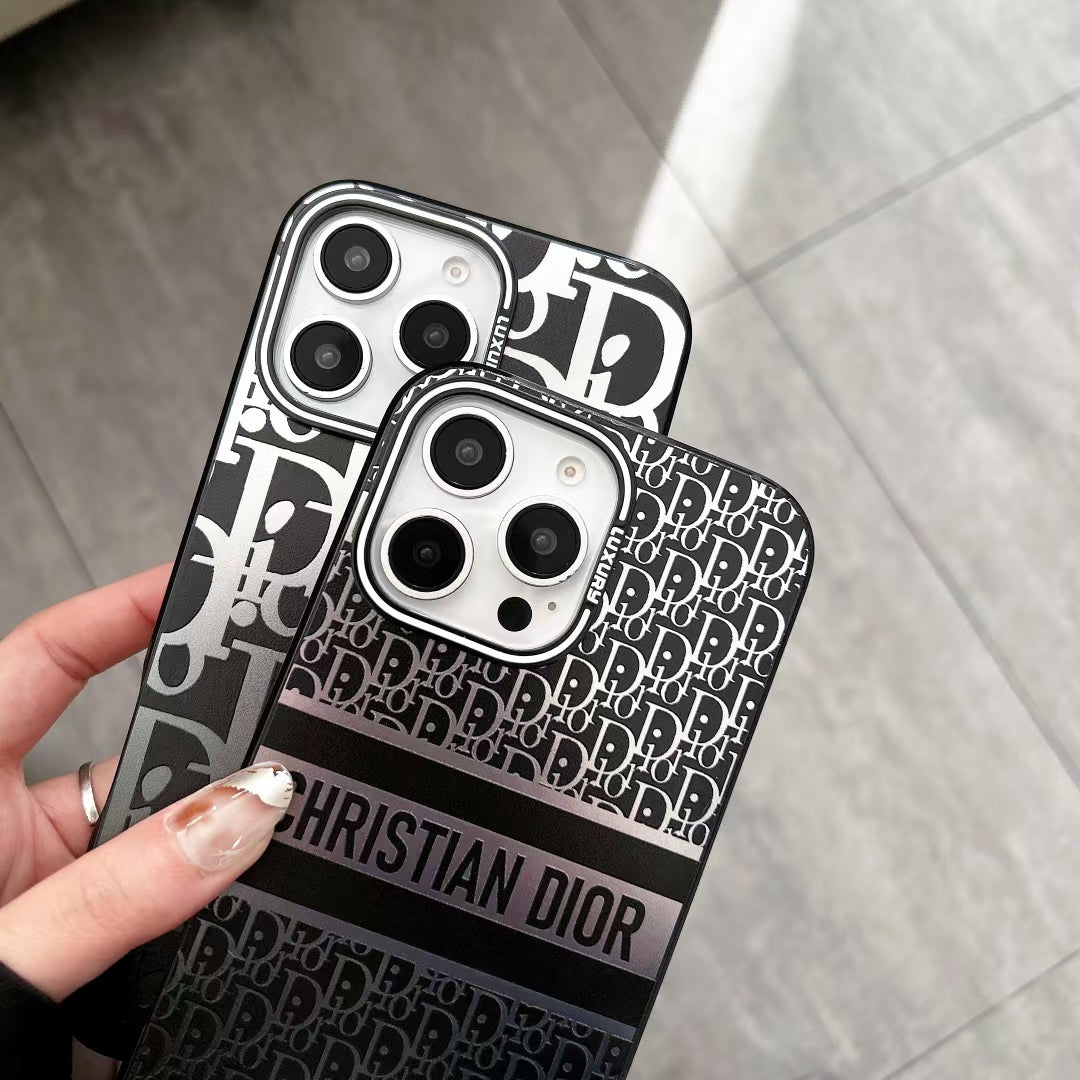 Luxury Monogram CD-Inspired iPhone Case