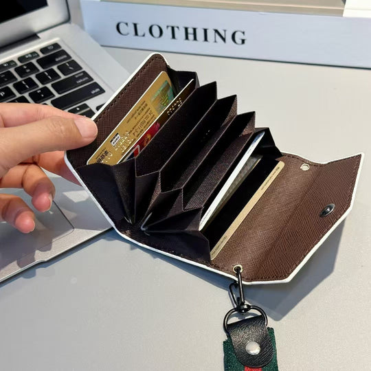 Luxury Bee Emblem Mini Wallet
