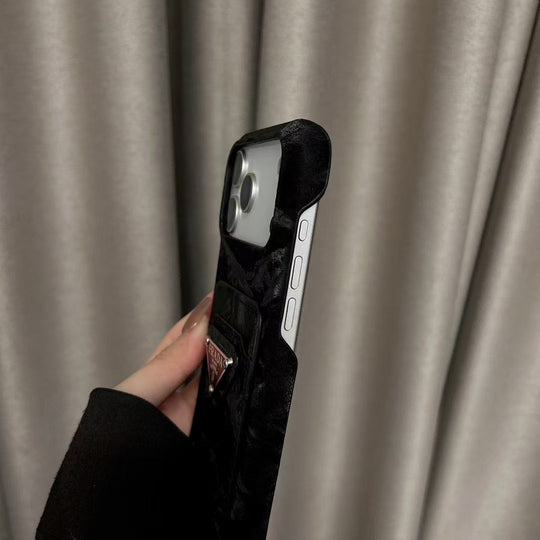 Luxury Monogram Phone Case with Card Holder