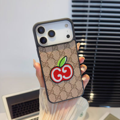 Luxury GG Embroidered Phone Case Collection