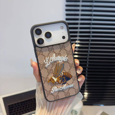 Luxury GG Embroidered Phone Case Collection