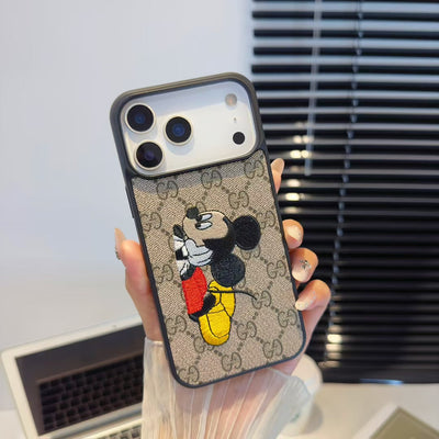 Luxury GG Embroidered Phone Case Collection
