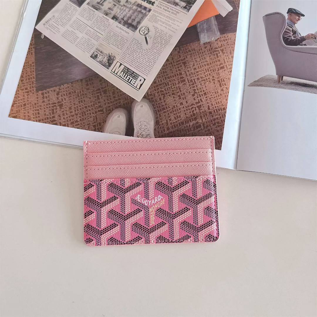 Luxury Geometric Multi-Color Card Holder