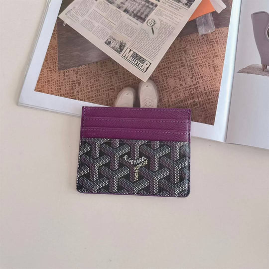 Luxury Geometric Multi-Color Card Holder