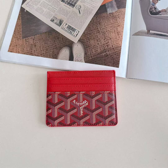 Luxury Geometric Multi-Color Card Holder