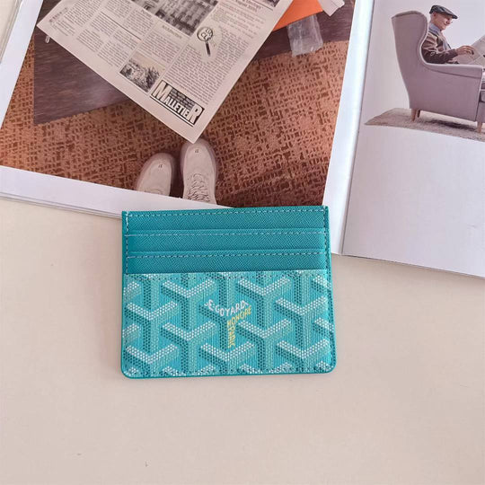 Luxury Geometric Multi-Color Card Holder