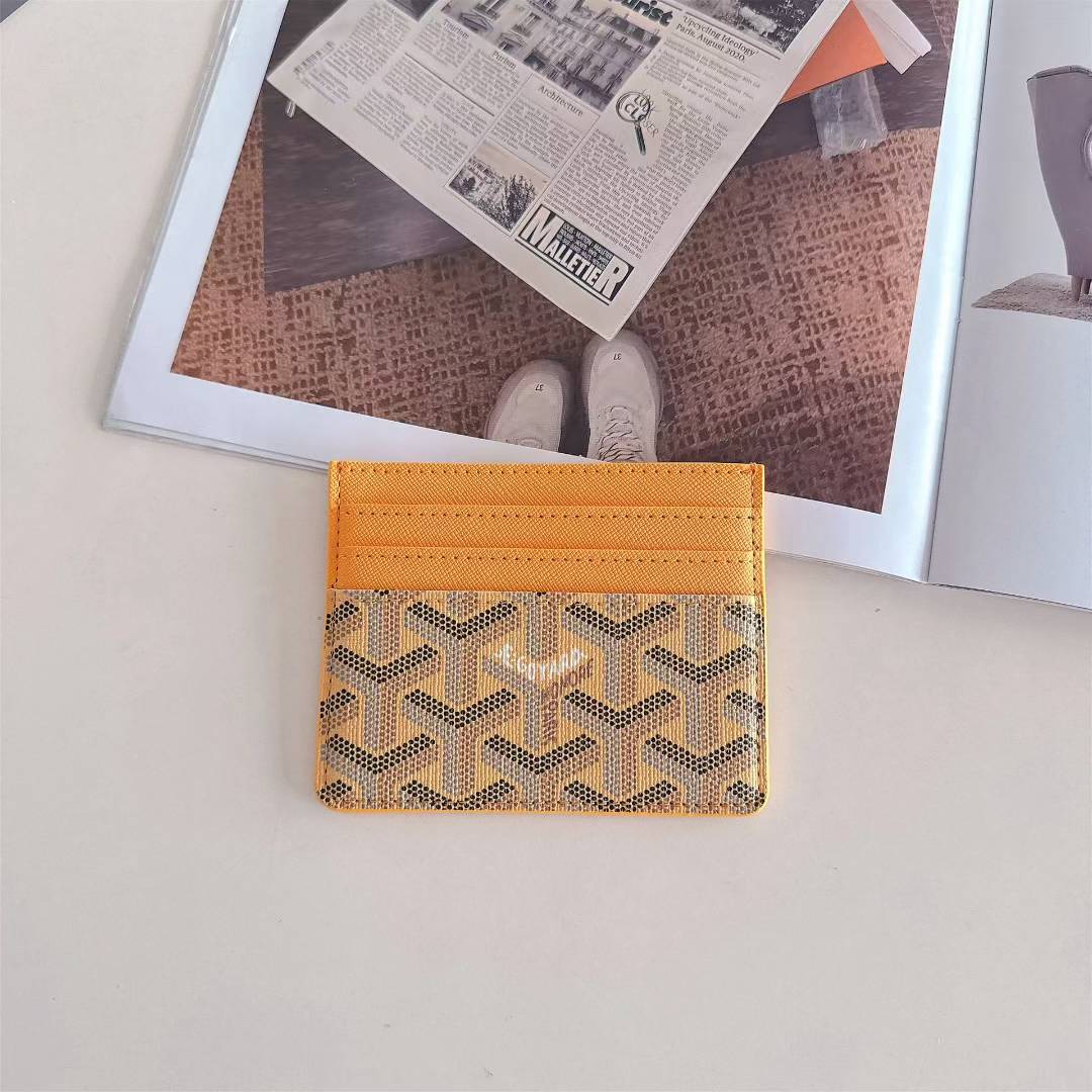 Luxury Geometric Multi-Color Card Holder