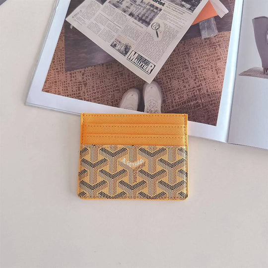 Luxury Geometric Multi-Color Card Holder