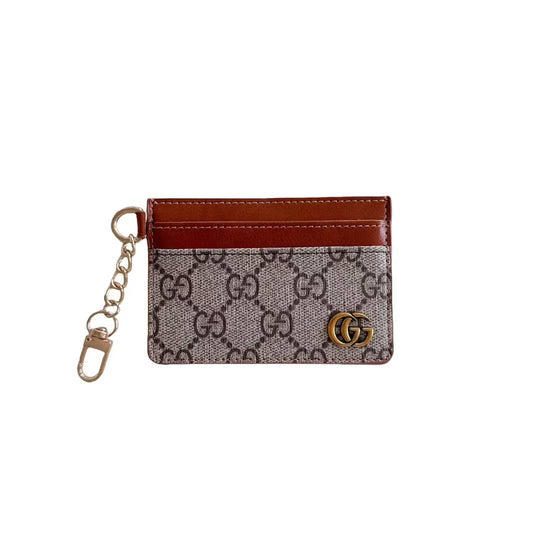 Luxury Monogram Keychain Card Holder