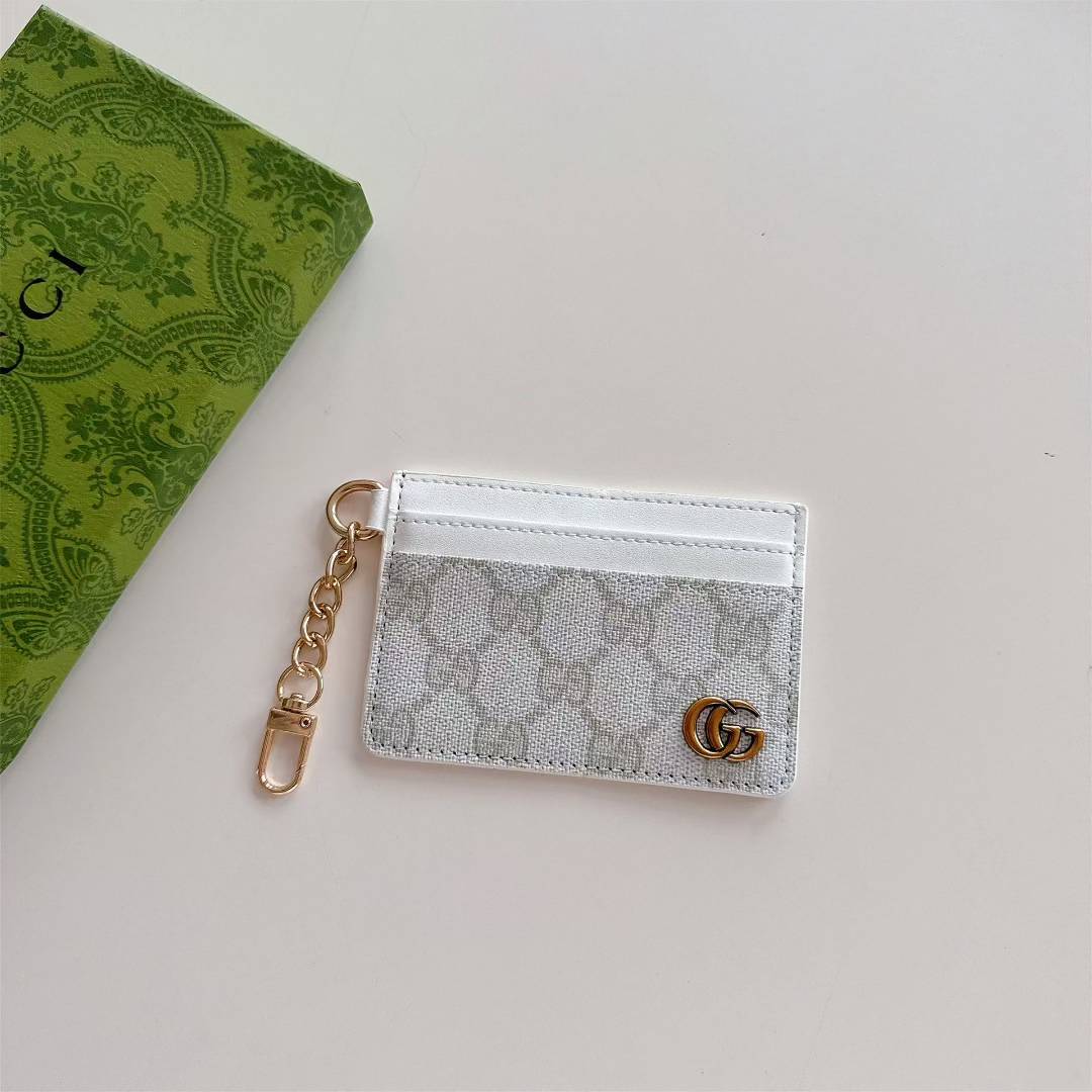 Luxury Monogram Keychain Card Holder