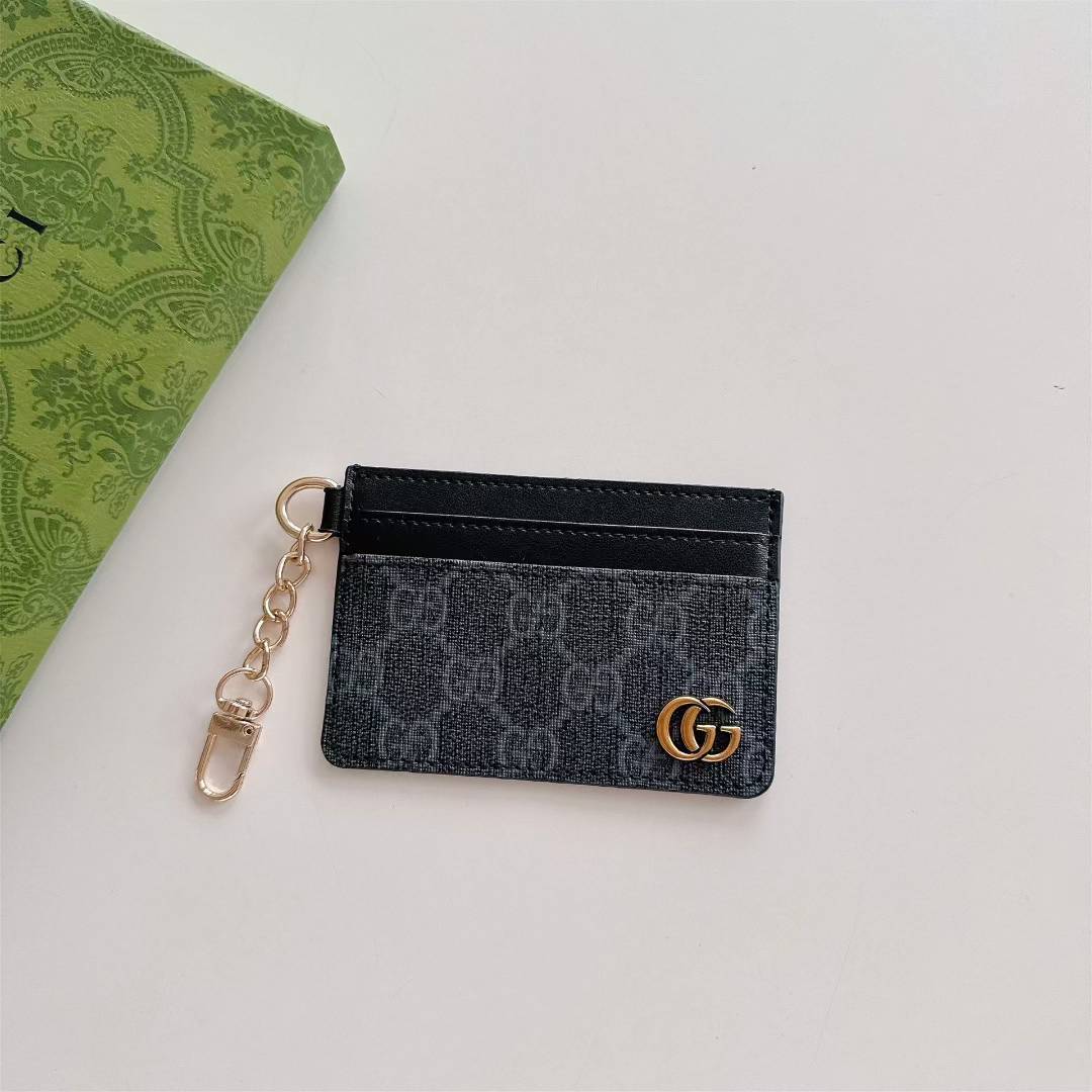Luxury Monogram Keychain Card Holder