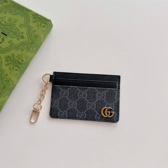 Luxury Monogram Keychain Card Holder