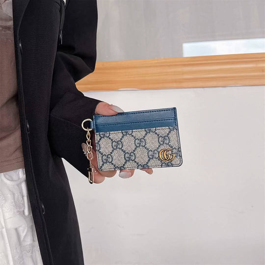 Luxury Monogram Keychain Card Holder