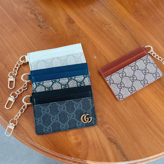 Luxury Monogram Keychain Card Holder