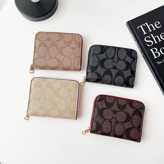 Luxury Monogram Zipper Wallet