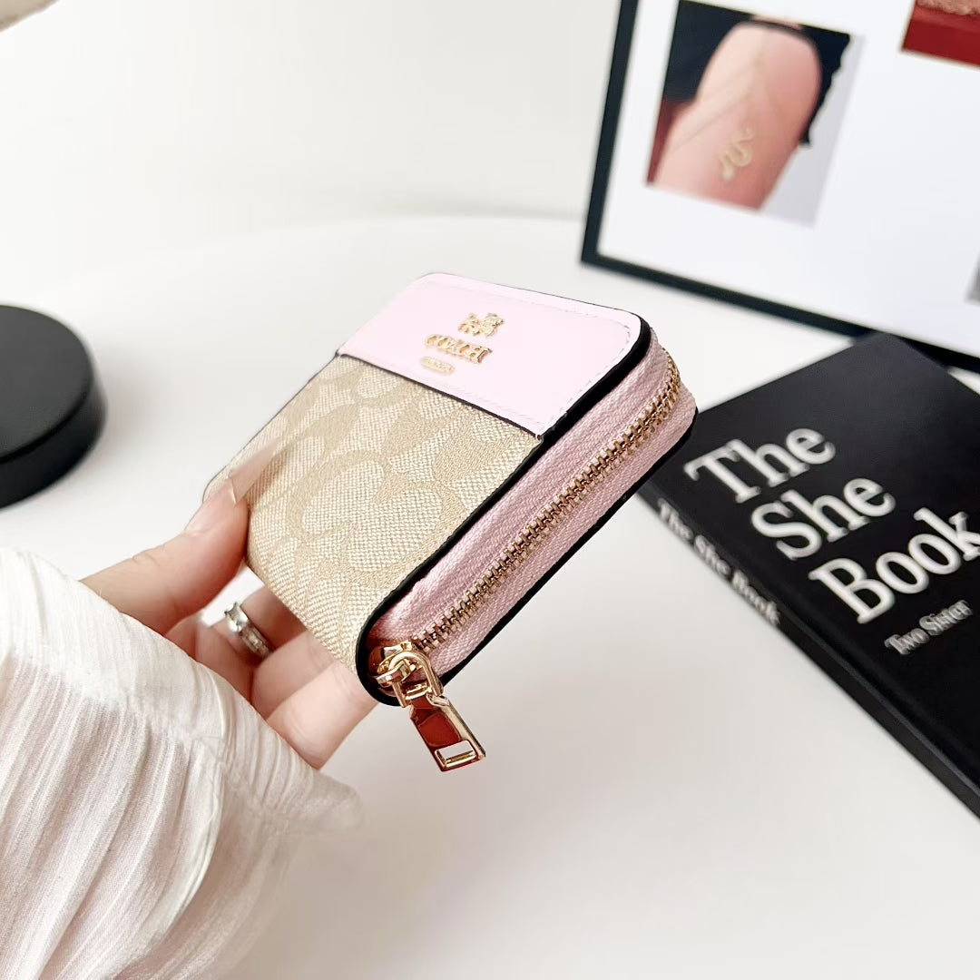 Luxury Monogram Zipper Wallet