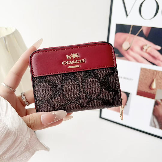 Luxury Monogram Zipper Wallet