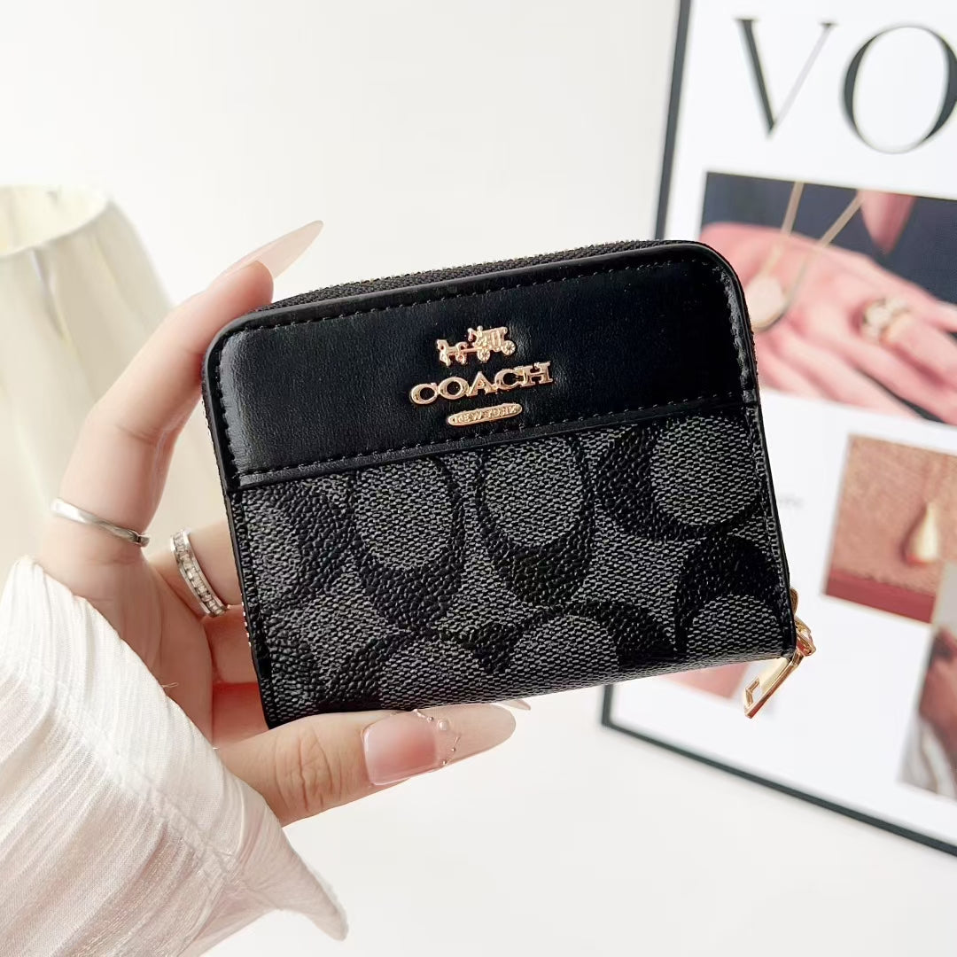 Luxury Monogram Zipper Wallet