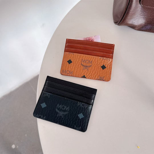 Luxury Embossed Pattern Slim Card Holder Wallet