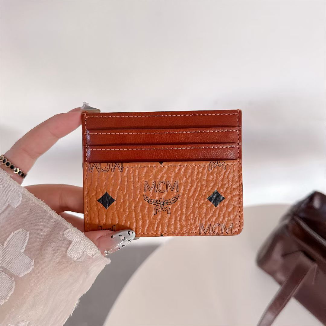 Luxury Embossed Pattern Slim Card Holder Wallet