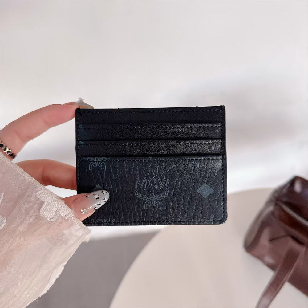 Luxury Embossed Pattern Slim Card Holder Wallet