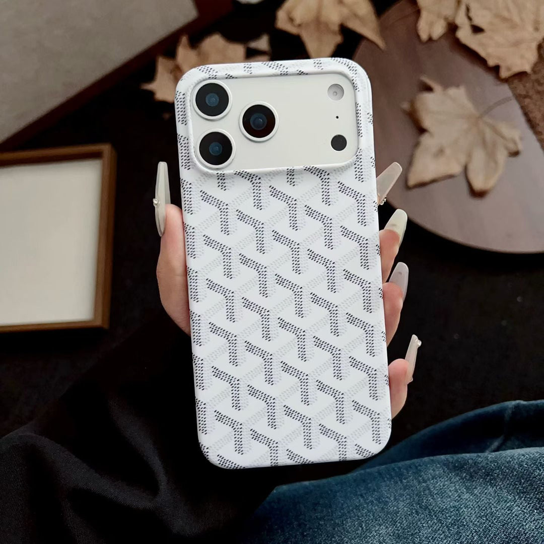Luxury Woven Monogram Case – Elegant Slim Protective Design