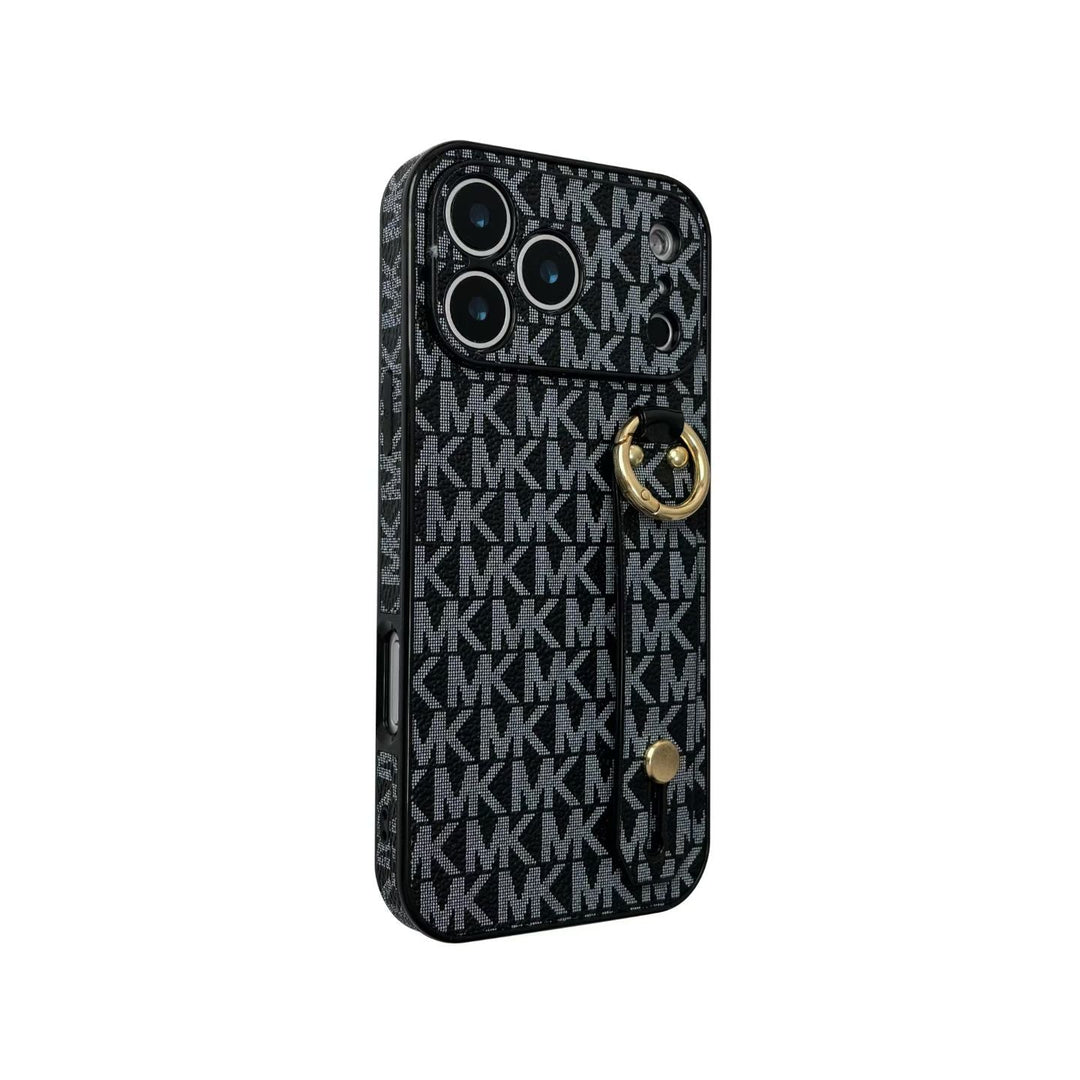 Elegant Monogram Case with Secure Strap