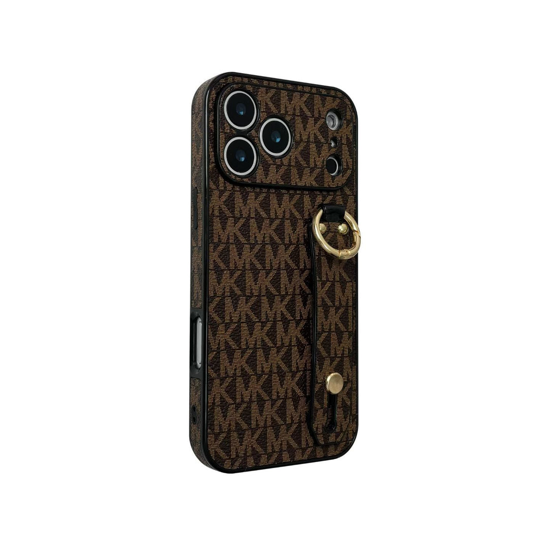 Elegant Monogram Case with Secure Strap