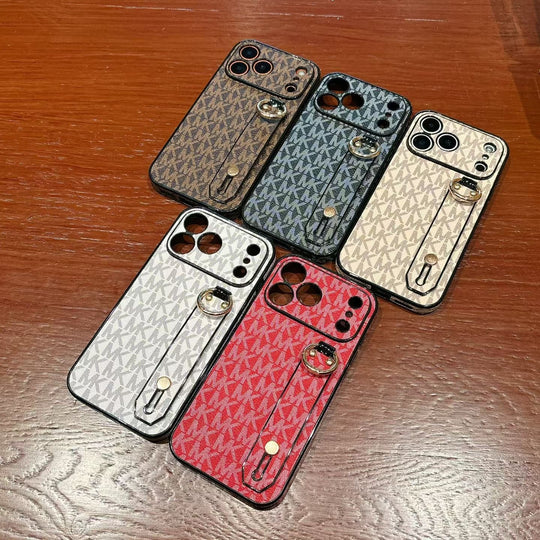 Elegant Monogram Case with Secure Strap