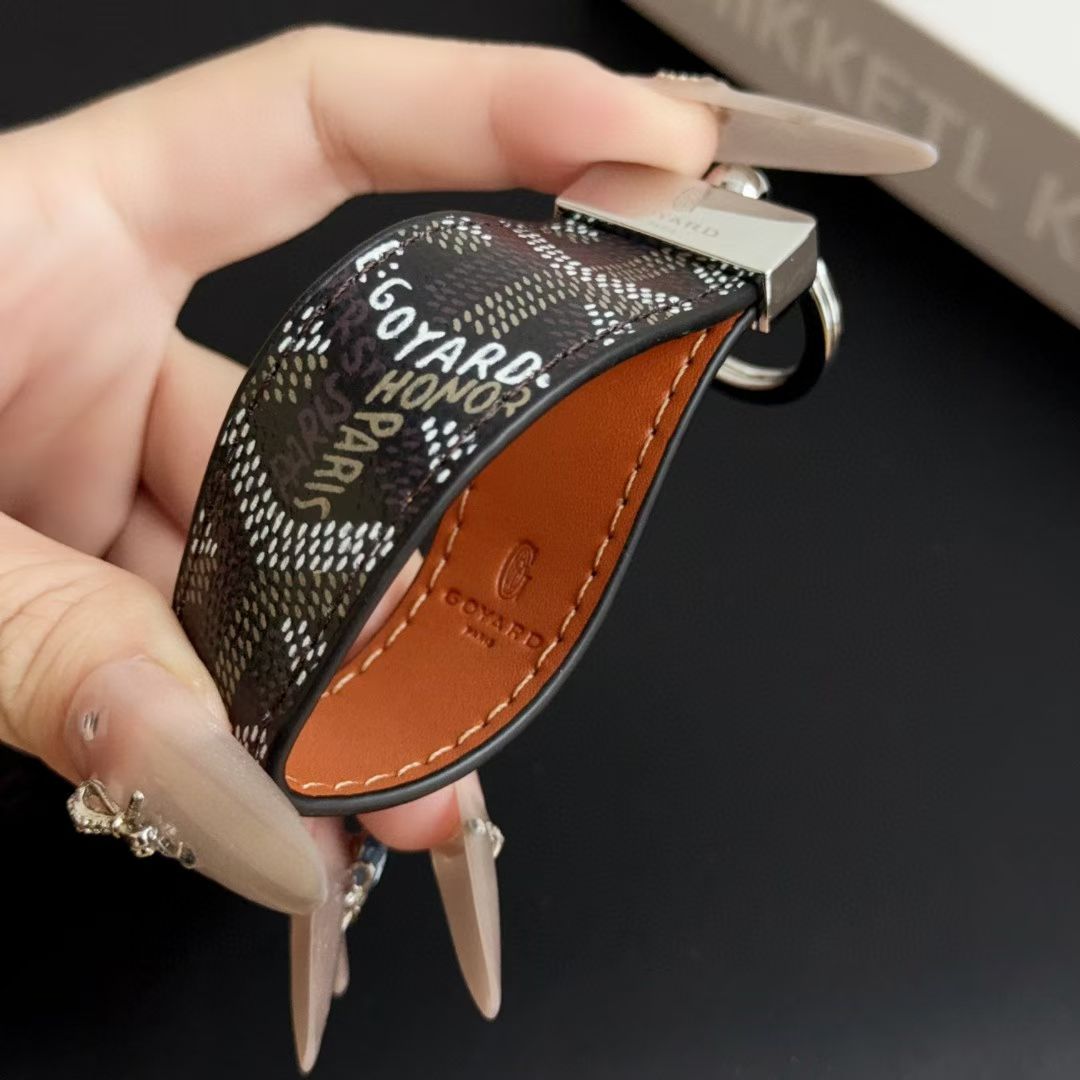 Luxury Monogram Pattern Keychain Strap