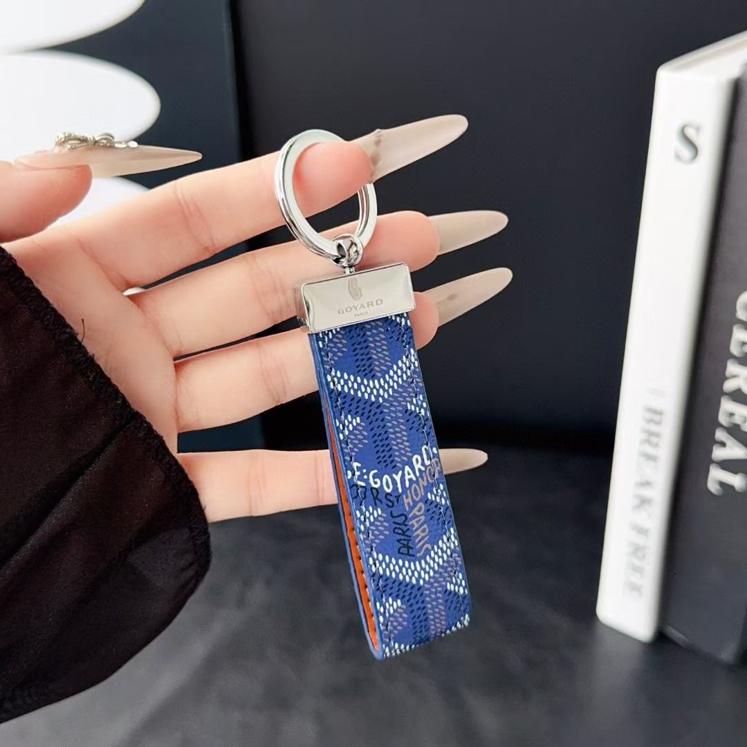 Luxury Monogram Pattern Keychain Strap