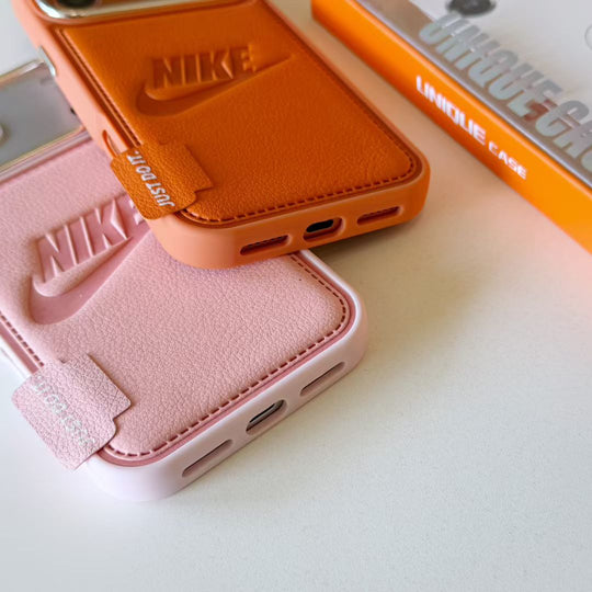 Sport-Inspired Card Holder iPhone Case with Camera Protection - Black For iPhone 14 Pro Max
