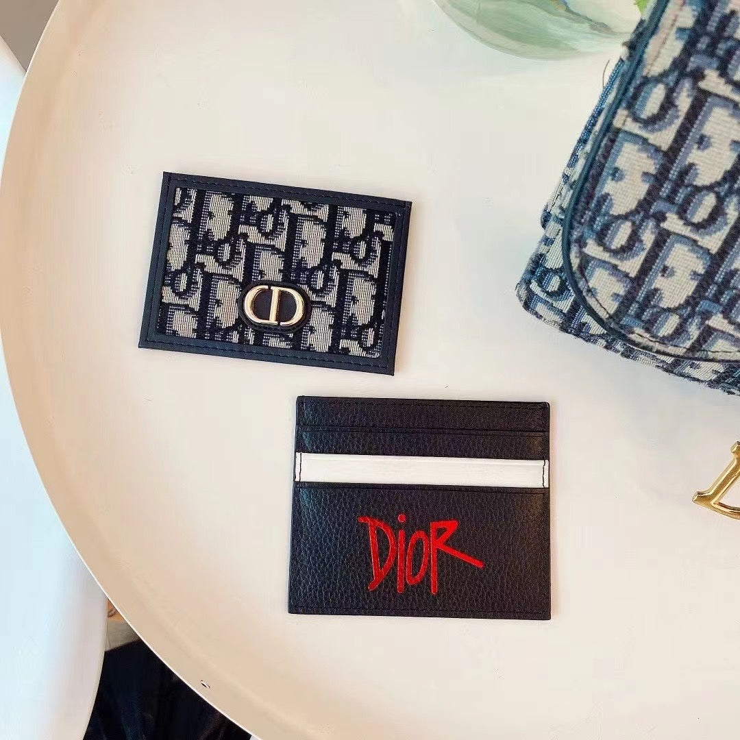 Elegant Dior Slim Mini Wallet in Premium Leather