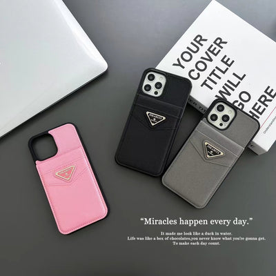 Designer PR iPhone Case: Wallet Card Holder Edition